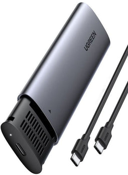 Ugreen M.2 NVMe SSD Behuizing - USB 3.2 Gen 2 - Hoge gegevensoverdrachtsnelheid - Grijs