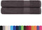 vidaXL - Handdoeken - 2 - st - 100x200cm - 360 - g/m² - 100% - katoen - antracietkleurig