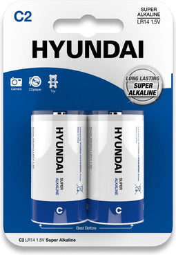 Hyundai Batteries - Super Alkaline C batterijen - 10 stuks