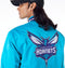 New Era - Charlotte Hornets - NBA Satin Turquoise Bomber Jacket