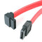 Startech.com SATA6LA1 - SATA III Kabel - Mannelijk/Mannelijk - Rood (15,2 cm)