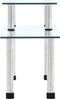 vidaXL - Keukenschap - 45x16x26 - cm - gehard - glas - transparent