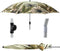 Tropical Strandparasol met knikarm - D 200 cm - Groen