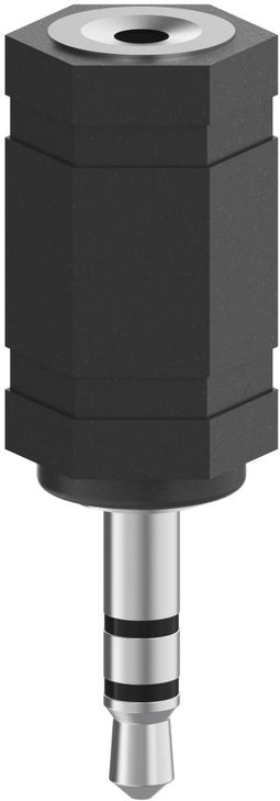 Hama 00205199 - Kabel 2,5mm naar 3,5mm analoog - Zilver Zwart