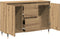 vidaXL - Dressoir - met - Deuren - & - Lades - Artisan - Eiken - 101,5x35x70 - cm