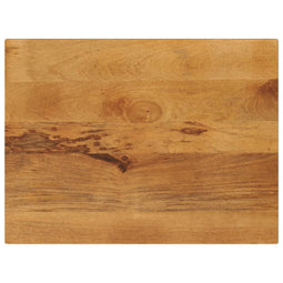 Tafelblad rechthoekig 70x60x3,8 cm massief mangohout