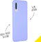 Accezz Samsung Galaxy A70 - Liquid Silicone Backcover - Schokabsorberend - Paars