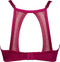 After Eden DEE Dames Beha - Voorgevormde Demi Cup - Micro en Kant - Fuchsia