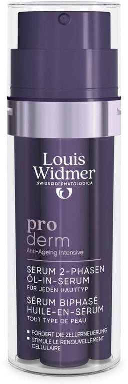 Louis Widmer Proderm - Tweefasig Serum Olie-in-Serum - 7-voudige anti-ageing werking - (35 ml)