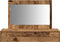 vidaXL - Wandgemonteerde - Kaptafel - - - Vintage - Hout - - - 100x40x70 - cm