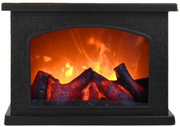 Ceruzo Led Sfeerhaard - Mini Open Haard - Realistische LED-vlammen - Zwart