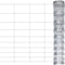 vidaXL - Hek - 50x1,2 - m - gegalvaniseerd - staal - zilverkleurig