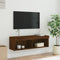 vidaXL - Tv-meubel - met - LED-verlichting - 100x30x30 - cm - bruin - eikenkleur