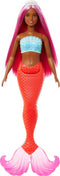 Barbie Zeemeermin - Met magenta haar - 32 cm - Barbiepop