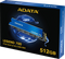 ADATA Legend 700 - M.2 NVMe SSD 512GB - Leessnelheid 2000MB/s - Schrijfsnelheid 1600MB/s