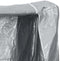 vidaXL - Haardhoutrek - met - regenhoes - 200x25x150 - cm - gegalvaniseerd - staal