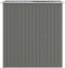 vidaXL - Tuinschuur - 192x191x223 - cm - gegalvaniseerd - staal - lichtgrijs