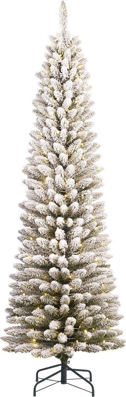 Black Box Trees Kunstkerstboom Jurva - 61x61x185 cm - PVC - Bevroren Groen