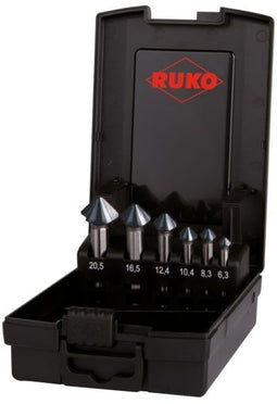 RUKO 102790EPRO - Kegelverzinkboorset - 6-delig HSS Co 5 Ø 6,3-20,5 mm (1 set)