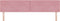 vidaXL - Hoofdbord - met - Kristallen - Knop, - Ge - tuft, - Roze, - 200 - cm, - Fluweel