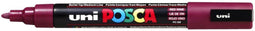 Verfstift Posca PC5M medium wijnrood | 6 stuks