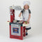 Klein Toys Miele Petit Gourmet keuken - 69x33x95 cm - met geluidseffecten - rood grijs