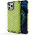 Lunso - Honinggraat Armor Backcover hoes - Geschikt voor iPhone 13 Pro Max - Fluor Geel
