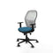 Piqueras y Crespo 1D036G0 - Bureaustoel - Hoogteverstelbaar met armleuning - Wit Groene benzine