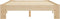 vidaXL - Bedframe - massief - grenenhout - 120x200 - cm