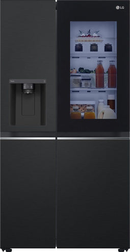 LG GSGV81EPLL - Amerikaanse koelkast - 635 liter - Water- en ijsdispenser - Zwart