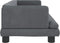 vidaXL - Hondenmand - 80x45x30 - cm - fluweel - donkergrijs