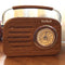 KoolTech Jazz Retro Radio - AM / FM Bluetooth - Donkerbruin