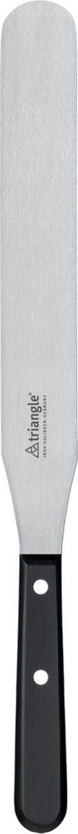 Triangle Classic Paletmes - Glaceermes - RVS - Lemmet 30 cm - Heft Kunststof Zwart