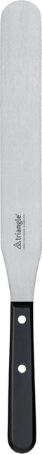 Triangle Classic Paletmes - Glaceermes - RVS - Lemmet 30 cm - Heft Kunststof Zwart