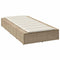 vidaXL - Ligbed - met - zwevend - kussen - poly - rattan - beige