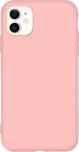 iMoshion Hoesje Geschikt voor iPhone 11 Hoesje Siliconen - iMoshion Color Backcover - Roze