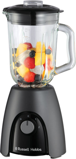 Russell Hobbs 27121-56 - Blender - 650W met 1,5L glazen kom - Donkergrijs