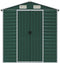 vidaXL - Tuinschuur - 191x130x198 - cm - gegalvaniseerd - staal - groen