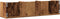 vidaXL - Cd-wandschap - 75x18x18 - cm - bewerkt - hout - oud - houtkleurig
