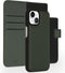 Accezz Hoesje Geschikt voor iPhone 14 Hoesje Met Pasjeshouder - Accezz Premium Leather 2 in 1 Wallet Bookcase - Groen