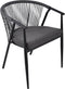 Silvan tuinstoel grijs