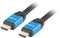 Lanberg CA-HDMI-20CU-0018-BL - HDMI 2.0 M/M-kabel - 4K UHD - Zwart