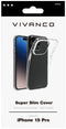 Vivanco Super Slim (iPhone 15 Plus) - Soft case - Stootbestendig Krasbestendig - Transparant