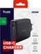 Trust Maxo - USB-C-oplader 100W - Snelladen met 2 meter kabel - Zwart