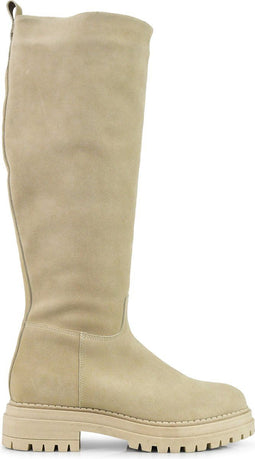 PS Poelman LUNA - Hoge Laarzen - Suède - Beige - Maat 40