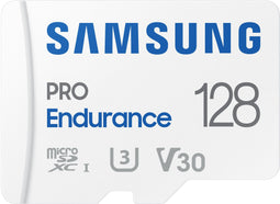 Samsung PRO Endurance - microSDXC 128GB - 4K Full HD - tot 140.000 uur opname