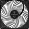 Silverstone Air Penetrator 184i ARGB - Ventilator 180mm - Geluidssterkte max. 34,5dB(A)