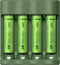 GP GP B421 - USB Lader - 4 AAA 850mAh - olijfgroen