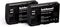Hähnel HL-E6 - Li-Ion camera-accu - 1650 mAh - zwart (2 stuks)