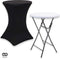 Infinity Goods Stevige Statafel Incl. Zwarte Statafelrok - Partytafel - Robuust en Weersbestendig -